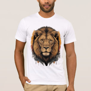 Majestic Lion Portrait T - Shirt