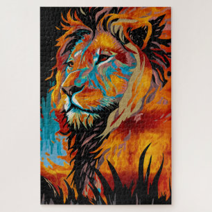 Majestic Lion Protection Forests