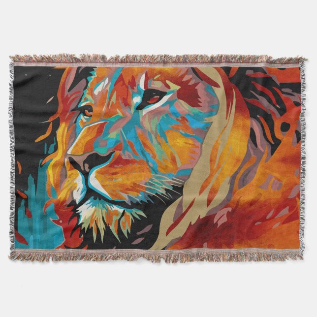 Majestic Lion Protection Forests Decke (Vorderseite)