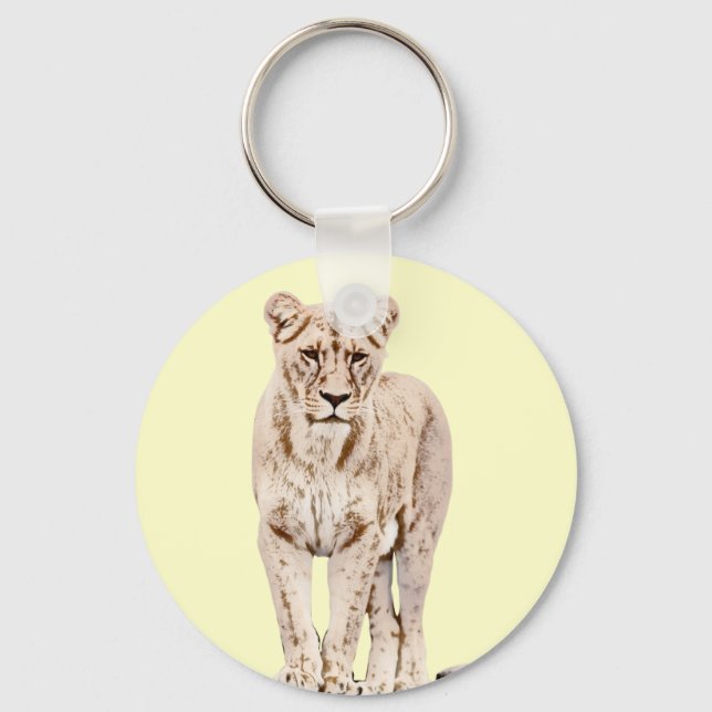 Majestic Lioness Schlüsselanhänger (Vorderseite)