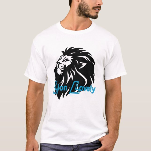Majestic Mane: Einzigartiges Design von Lion-T - S T-Shirt (Vorderseite)