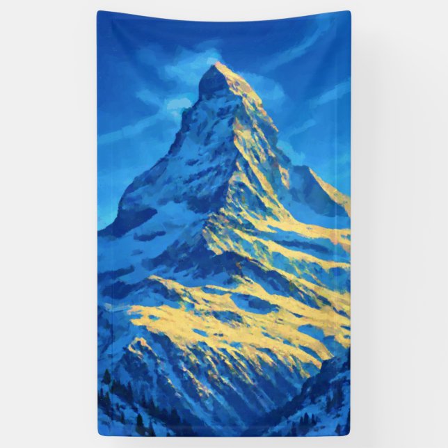 Majestic Matterhorn Banner (Vertikal)