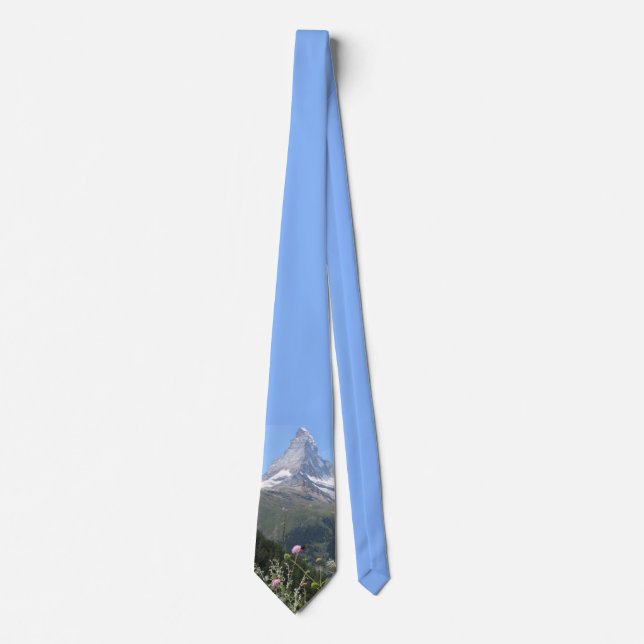 Majestic Matterhorn Mountain Krawatte (Vorderseite)