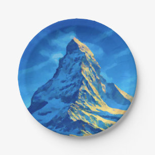 Majestic Matterhorn Pappteller