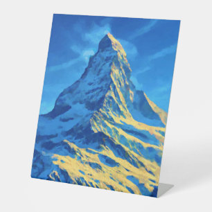 Majestic Matterhorn Sockelschild