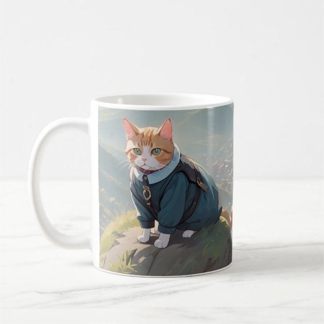 Majestic Meow-narchs Kaffeetasse (Links)