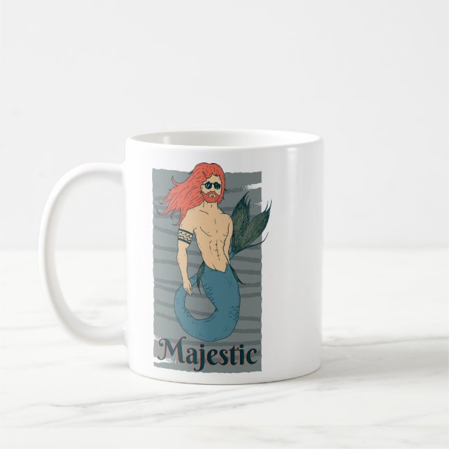 Majestic Merman Kaffeetasse (Links)