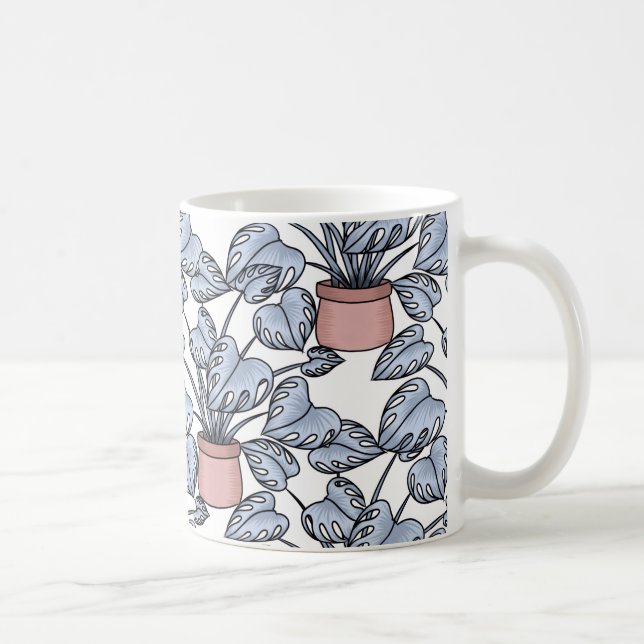 Majestic monstera kaffeetasse (Rechts)