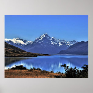 Majestic Mount Cook Poster