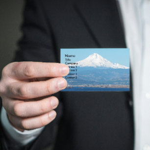 Majestic Mount Hood Landschaft Visitenkarte