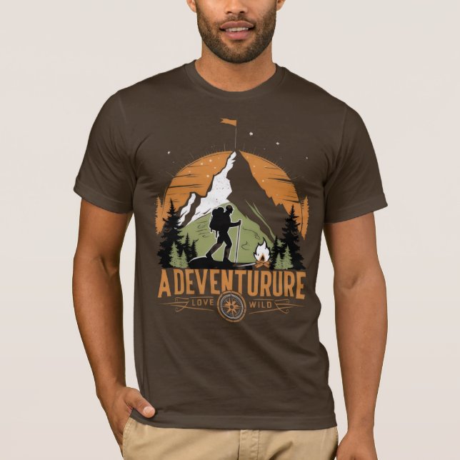 Majestic Mountain Adventure T-Shirt (Vorderseite)
