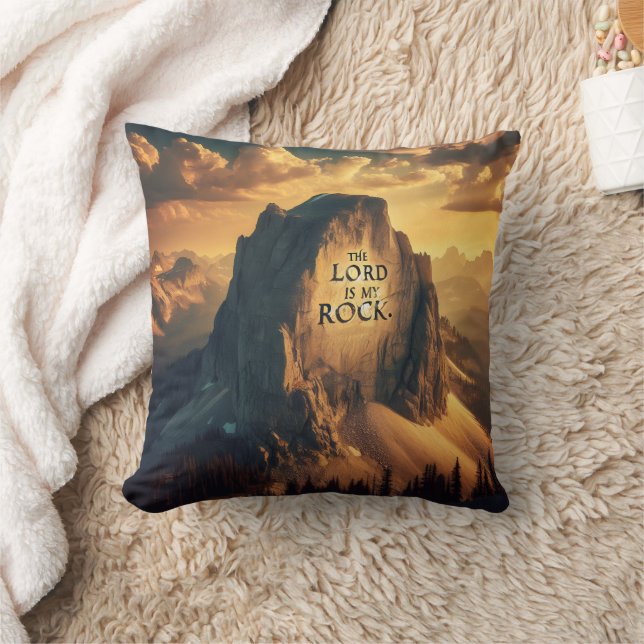 Majestic Mountain: Der Herr ist mein Felsen Kissen (Decke)