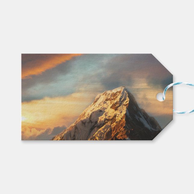 Majestic Mountain Geschenkanhänger (Vorderseite (Horizontal))