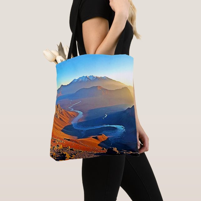 Majestic Mountain Valley Flow Design Tasche (Von Nahem)