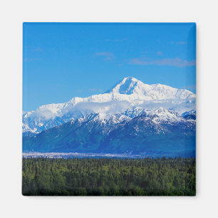 Majestic Mt McKinley Magnet