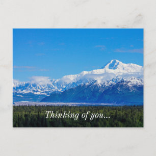Majestic Mt McKinley Postkarte