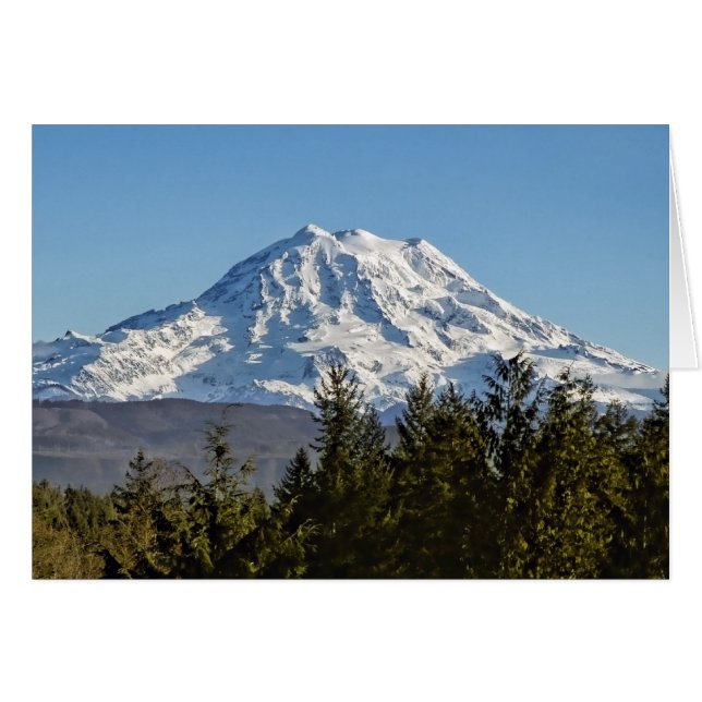 Majestic Mt Rainier (Vorderseite (Horizontal))