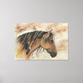 Majestic Mustangs von BiHrLe Canvas Print Leinwanddruck