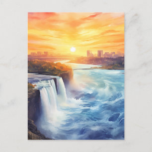 Majestic Niagara Falls #13 Postkarte