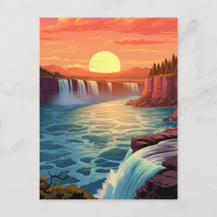 Majestic Niagara Falls #2 Postkarte