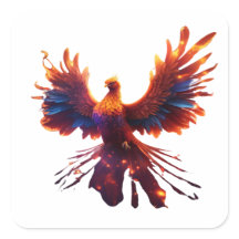 Majestic Phoenix Sticker