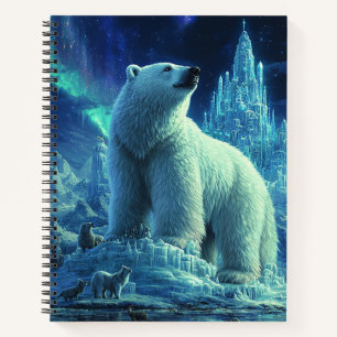 Majestic Polar Bear Notebook Notizbuch