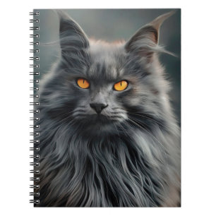 Majestic Portrait Design für lange Haare Notizblock