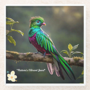 "Majestic Quetzal" Glasuntersetzer