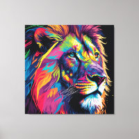 Majestic Rainbow Lion