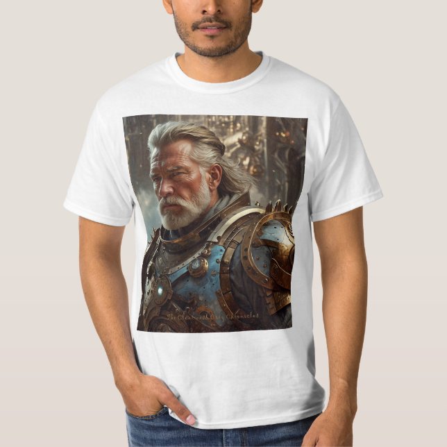 Majestic Regal Steampunk King T-Shirt (Devant)