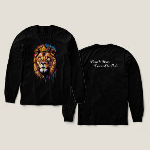 Majestic Roar - Der gekrönte König Tri-Blend Shirt