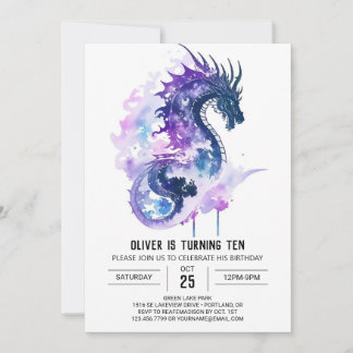 Majestic Roaring Fun Mittelalter Geburtstag Einladung