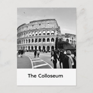Majestic Roman Colosseum: Iconic Sunset Architectu Postkarte