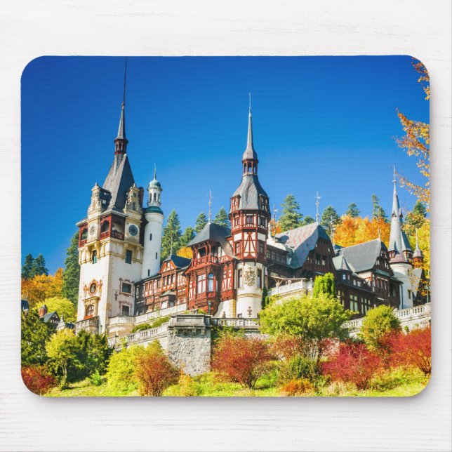 Majestic rumänische Sehenswürdigkeit Design Mousepad (Vorne)