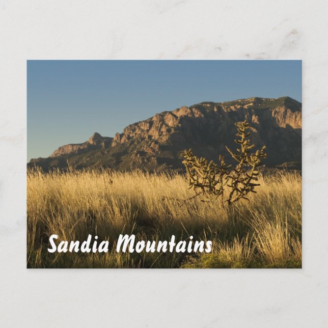 Majestic Sandia Mountains, Albuquerque Postkarte (Vorderseite)