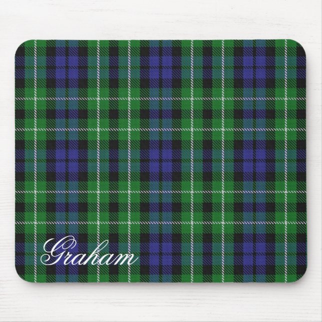 Majestic Scottish Clan Graham Tartan Mousepad (Vorne)