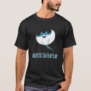 Majestic Sea Flap Manta Ray Animals T-Shirt