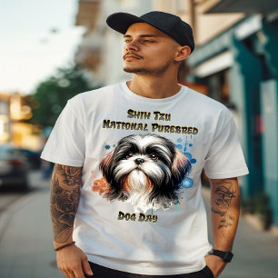 Majestic Shih Tzu: National Purebred T-Shirt