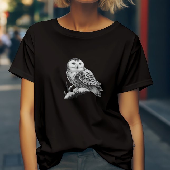 Majestic Snowy Owl durchgeknallt T-Shirt (Von Creator hochgeladen)