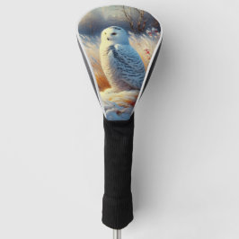 Majestic Snowy Owl in der Wildnis Golf Headcover