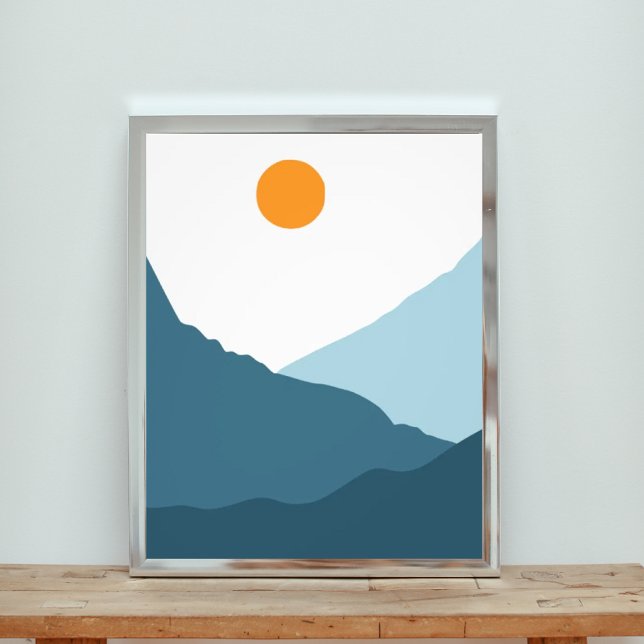 Majestic Sonnenaufgang über den Bergen Fotodruck (Von Creator hochgeladen)