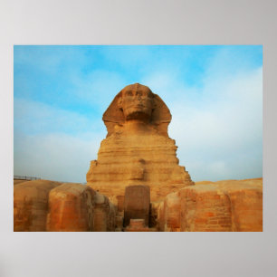 Majestic Sphinx Pyramides Poster égyptien