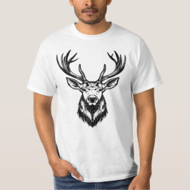 Majestic Stag Head T-Shirt