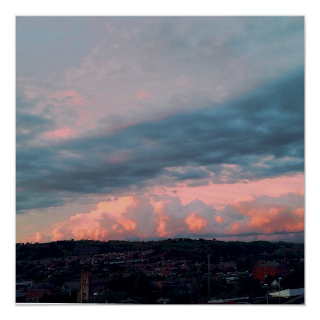 Majestic Sunset in Wales Poster (Vorderseite)
