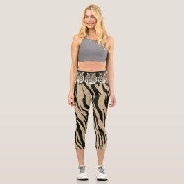 Majestic Tiger Capri Leggings