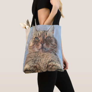 Majestic Tiger Cat Tote Bag Tasche