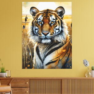 Majestic Tiger Leinwanddruck