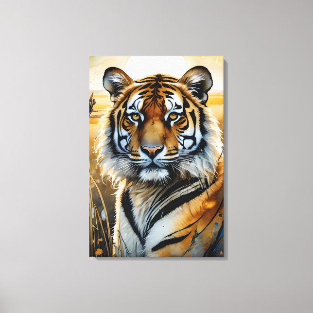 Majestic Tiger Leinwanddruck (Vorderseite)