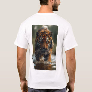 Majestic Tiger Spazieren durch den T - Shirt