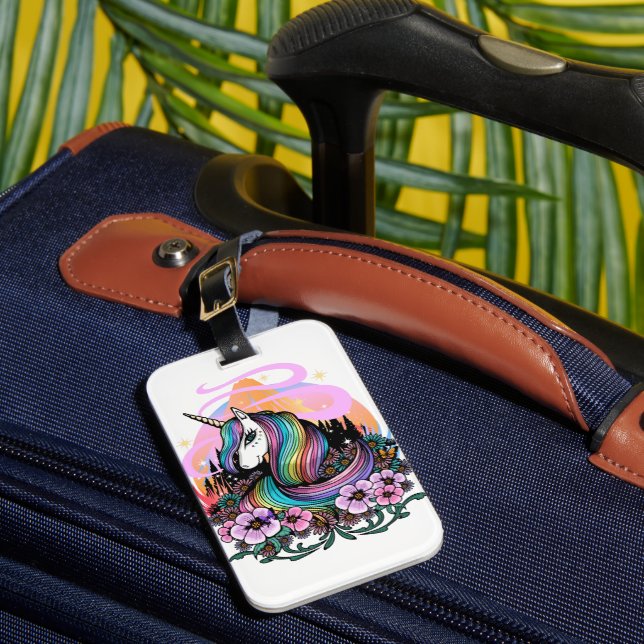 Majestic Unicorn Gepäckanhänger (Vorderseite Insitu 1)